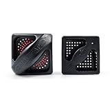 Camco Black 4 4-in-1 Magnetic Cap-Fits Most RV 4" Square Bumpers, Features Small Holes to Increase Airflow and Block Insects (40310)