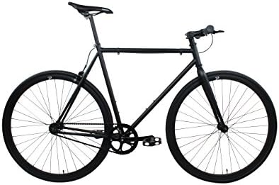 Projekt Fixie - Shadow Fixed Gear City Bike Bicycle with Straight Handlebar, Matte Black