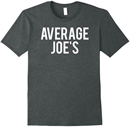 Mens Average Joe T Shirt Cool funny sports team play gift tee XL Dark Heather