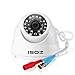 ZOSI 4 Pack 1080P 2.0MP Outdoor Indoor 3.6mm 24PCS Infrared IR Lens Day Night CCTV IR Cut White Dome Surveillance Security Camera Compatible for TVI DVR