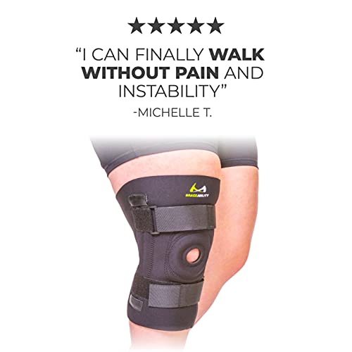 BraceAbility Knee Brace for Large Legs and Bigger People with Wide