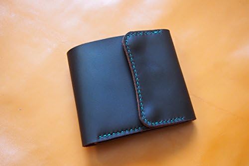 Christmas gift mens leather wallet,Handstitched genuine leather wallet,credit card wallet,unique Retro and modern design dermis leather purse,handmade leather wallet