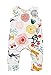 Newborn Baby Girls Flower Animal Print Romper Bodysuit Outfits Spring Summer Tops (White, 6-9 Months)