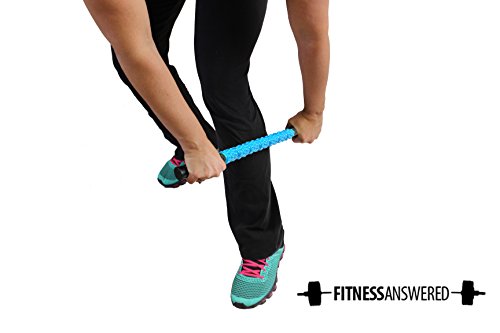 The Muscle Stick Elite Hard Massage Roller - Blue