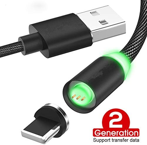 Proze Magnetic USB Charging Cable 2 in 1 USB-C, Micro USB, 1M Magnetic Fast Charging Data Cable Red [UPGRADED]