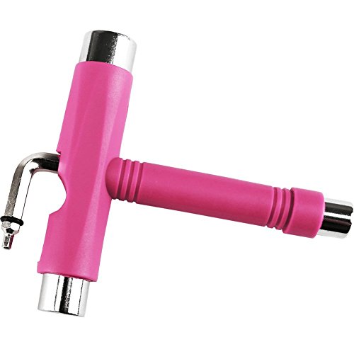 High Bounce All-In-One Multifunction Skateboard T-Tool (Pink)