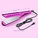 Ovonni Nano Titanium Hair Straightener Dual Voltage 1 3/4 Inch Wide Plate Flat Iron Professional Instant Heat Up Auto Shut Off Adjustable Temperature Straightener Iron for All Hair Types (1.75 inch)