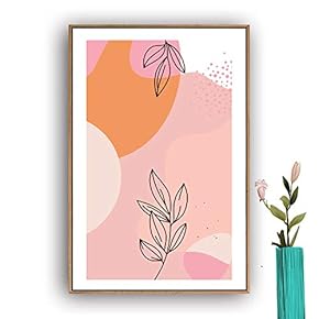Framed Canvas Wall Art Picasso Poster Print of Woman Canvas Prints Home Artwork Decoration for Living Room,Bedroom - 16x24 inches