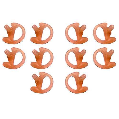 MaximalPower 5 Pairs of Left & Right Medium Replacement Earmold Earbud for Two-Way Radios