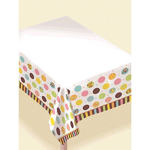 Amscan Fisher-Price Jungle Themed Plastic Table Cover | Baby Shower