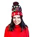 JOYIN 2 PCS LED Light-up Christmas Hats, Knitted Beanie Ugly Holiday Xmas Beanie Hat Knit Cap for Party (Battery Included with 3 Flashing Modes)