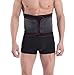 Halovie Lumbar Support Belt, Abdominal Binder Elastic Postpartum Girdle Breathable Tummy Trimmer Lower Back Brace for Men Women