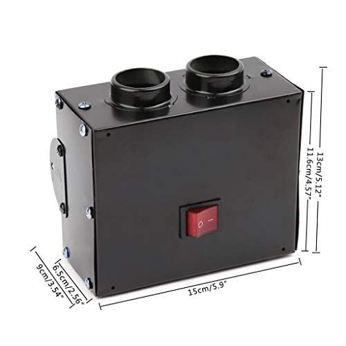 Autone Car Truck 600W 12/24V Fan Heater Heating Winter Warm Windscreen Defroster Demister