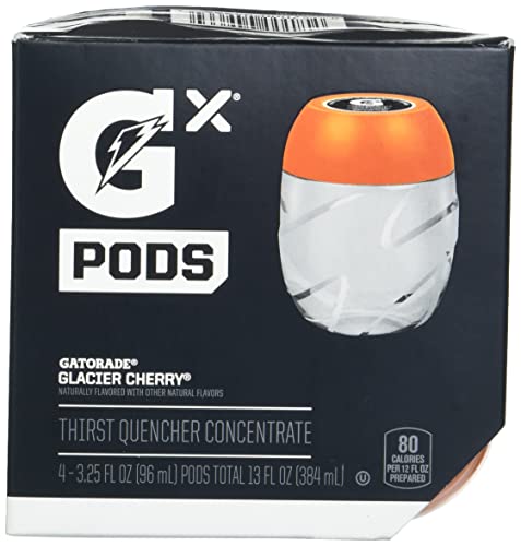GATORADE GX HYDRATION SYSTEM, NON-SLIP GX SQUEEZE BOTTLES OR GX SPORTS DRINK CONCENTRATE PODS, 4 COUNT (PACK OF 6)