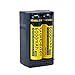 Garberiel 8 PC 18650 Battery 6000 mAh 3.7v Performance Li-ion Rechargeable Batteries + 2 x Dual Chargers