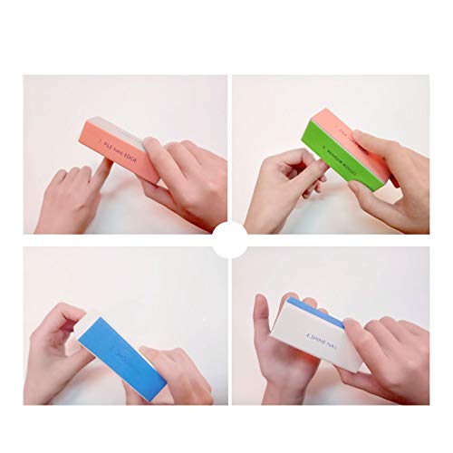 YIMART 5Pcs/set Nail Art Buffer Block Nail File For Nail Polish UV Gel Manicure Pedicure Buffing Sanding Polish (Flower) - Thumbnail 3