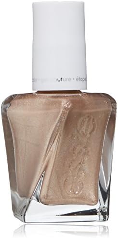 essie gel couture nail polish, daring damsel, gold metallic nail polish, 0.46 fl. oz.