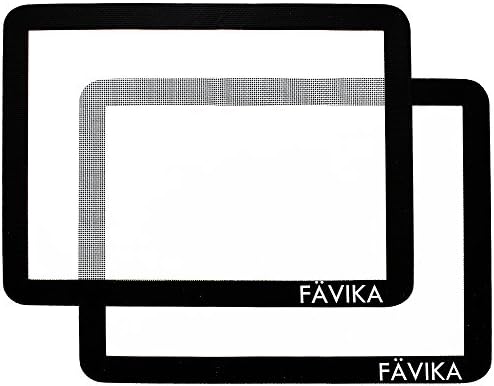Silicone Baking Mat Set (11" x 15" Half Sheet) Premium 100% Non-Stick Baking Mat - Professional Grade Silicone Cookie Sheet - FREE Recipe eBook By FAVIKA