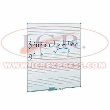 Faibo Whiteboard Tafel Mit Notenlinien 122 X 100 Cm