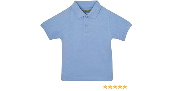 blue school polo