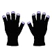 MUCH Flashing Finger Lighting Gloves LED Colorful Rave Gloves 7 Colors Light Show