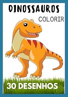Livro DINOSSAUROS: COLORIR