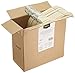 Amazon Basics Slim, Velvet, Non-Slip Shirt Clothes Hangers, Ivory/Beige - Pack of 50, Ivory/Silver