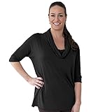 3 Way Poncho Stylish Everyday, Value 2 Pack, Black and Mocha/Missy