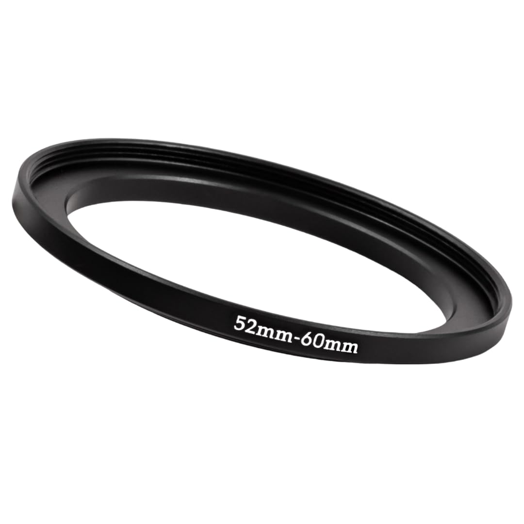 52mm to 60mm Step-Up Ring Filter adapter (52mm-60mm) Camera Filter Ring for 60mm UV ND CPL Filter (MPIXO)