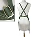 Medium Thick 100% Cotton Canvas, Kitchen Art Apron for Chef, Painting, 6 Deep Pockets with 1 Zipper Pocket, M-XXL, 27