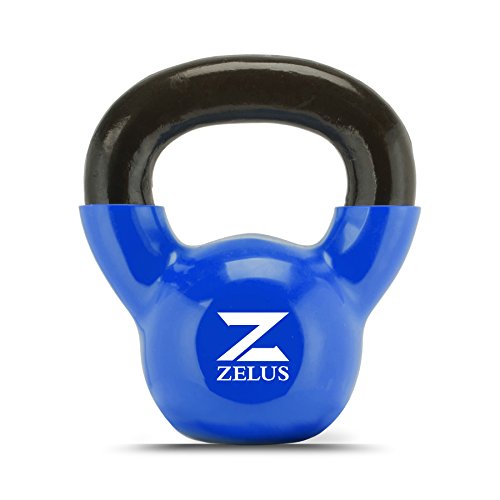 ZELUS Body Solid Cast Iron Kettlebell Set for Women/Men Workout (35 Pound)