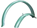 Firmstrong Beach Cruiser Bicycle Fender Set, Front/Rear, Mint Green, 26
