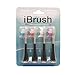 iBrush Elite Professional Sonic Toothbrush Replacement Heads (Black)