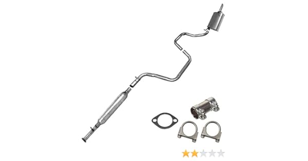 Muffler Resonator Exhaust Cat Back Kit Fits 2004 2007 Chevy Malibu 3 5l