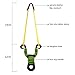 FREEHAWK High Velocity Hunting Slingshot, Hunting Slingshot with 2Pcs Rubber Bands and Premium Grip Slingshot for Adult Leisure Outdoor Hunting Competition of Fowling and Fishing Sling Shot (Green)