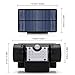 Hallomall Outdoor Solar Wall Lights, Motion Sensor Detector, No Battery Required, No Dim Light Mode, 3 Pack