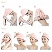 Gifts for Women Girl Set of Most Absorbent Hair Towel & Double Layer Shower Cap w/Premium Gift Box By ZECREK