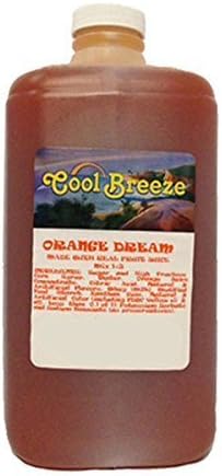 Cool Breeze Beverages Ready to Use Slush Mix, Orange Creamsicle, 1/2 gal