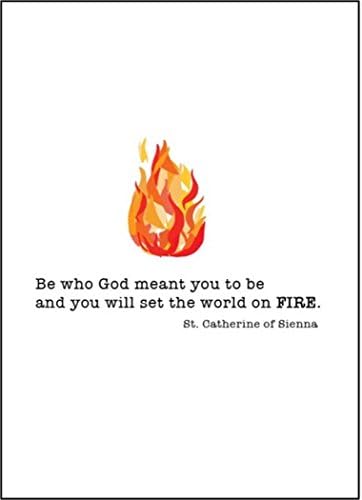 Pio Prints Brand Be Who God Meant You to Be Congratulations Card with Envelope, 6 1/4 Inch