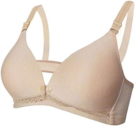 USGreatgorgeous Women Mum Nursing Maternity Bras Breastfeeding Bralette with Extra Removable Pads