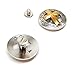 Western Silver Gold Cross Round Concho 2 Pack 1-1/8″ With Screws