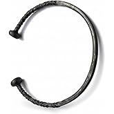 ARTIZANSTORE Hand Forged Iron Torc Torq Celtic Jewelry Steel Necklace Pagan Warrior Jewel Torque Smithy Hand Made Iron Viking Torc