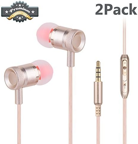 Redlink Wired Headphones, In-Ear Earbuds, Noise Cancelling,Stereo Sound with Built-in Mic for iPhone 6/6s Plus/5s/SE, iPad/iPod,Android smartphones,Tablets,and other devices with 3.5mm audio port