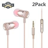 Redlink Wired Headphones, In-Ear Earbuds, Noise Cancelling,Stereo Sound with Built-in Mic for iPhone 6/6s Plus/5s/SE, iPad/iPod,Android smartphones,Tablets,and other devices with 3.5mm audio port