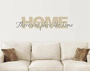 Wall Stickers Vinyl Mural Home Decal There's No Place Like Home Wall Decal Quote for House Room Decoration Kid Best Gift