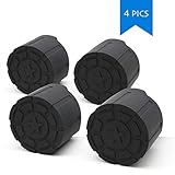 WALKTREE 8K-E5LJ-W5M5 Silicone Universal Lens Cap - Fits Most of DSLR Lenses,Protective Scratch Proof Cap, 4 Pack