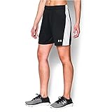 Under Armour Women's The UA Fixture Short, Black/White, Medium