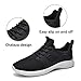 DierCosy Gym Shoes for Men Non Slip Mesh Breathable Casual Shoes Ultra Lightweight Men's Tennis Shoes Black