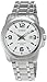 Casio Men's MTP1314D-7AV Silver Stainless-Steel Quartz Watch with White Dial