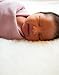L'ovedbaby Unisex-Baby Newborn Organic Swaddling Blanket, Mauve, one size